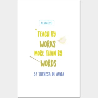 Inspiracion. Cita Santa Teresa de Avila Posters and Art